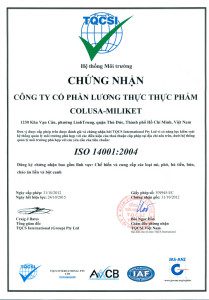 chung nhan iso 14001